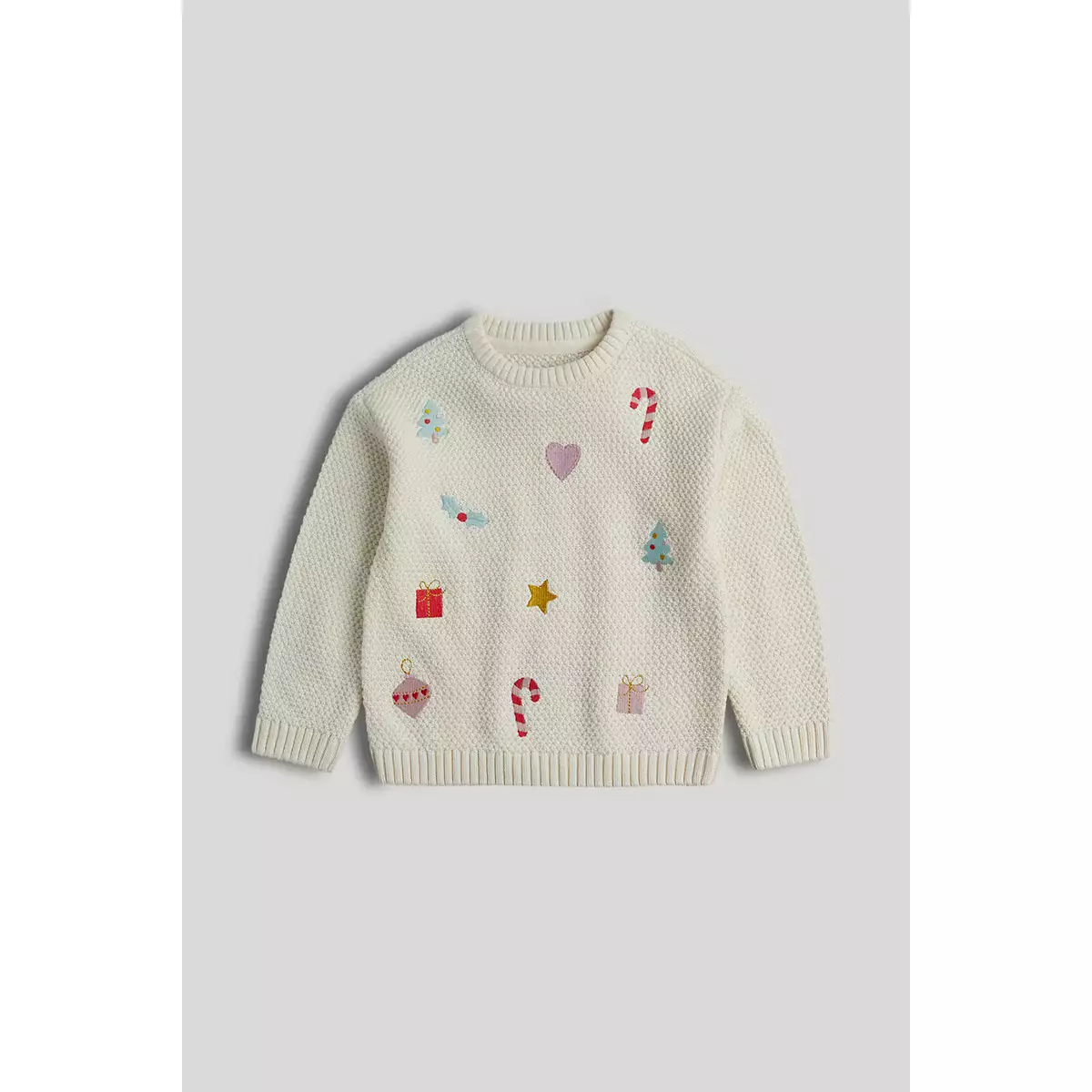 Mothercare Festive Embroidered Knitted Jumper - Sweater Bayi Perempuan (Multi)