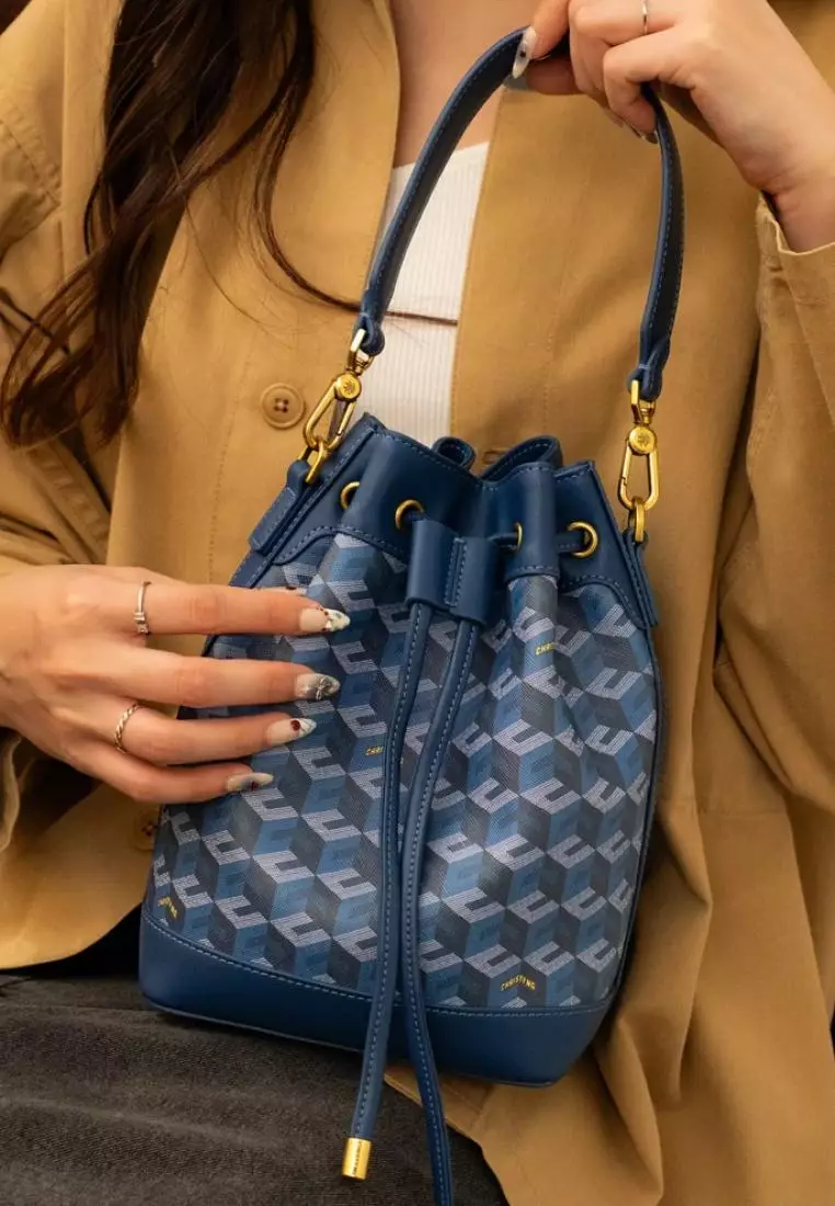 Christy Ng Giorgio Bucket Bag Green