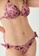 DAGİ pink Rose Brazillian Bikini Bottom, Leaf Printed, Side Tie, Swimwear for Women FC58BUSFDE8B86GS_4