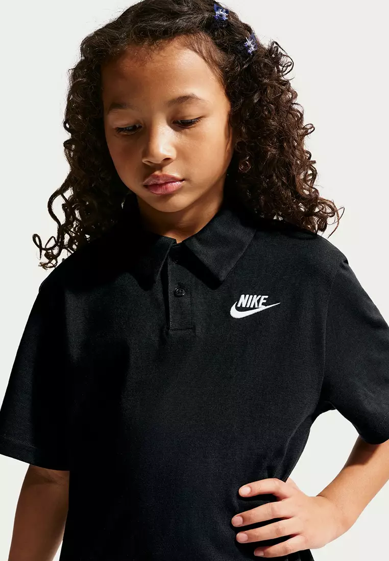 Sportswear Club Big Kids' Unisex Knit Short-Sleeves Polo Shirt