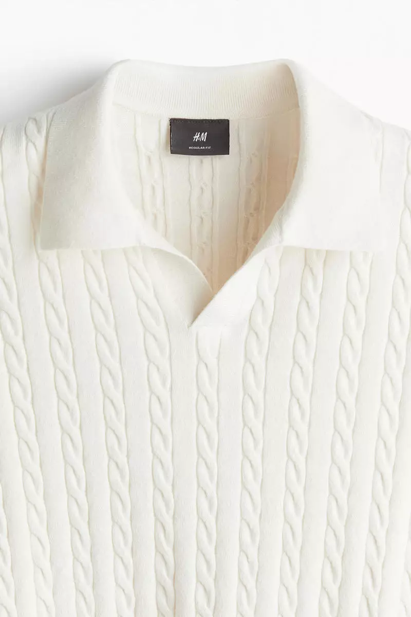 H BEAUTY＆YOUTH COTTON NYLON CORD POLO トップス H