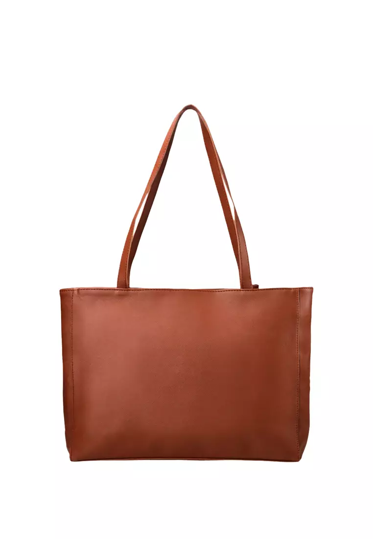 MAYONETTE Raya Totes Bag - Tas Totes Fashion Wanita - Brown