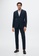 MANGO Man 藍色 Slim Fit Microstructure Suit Trousers 09344AA3172DE5GS_5