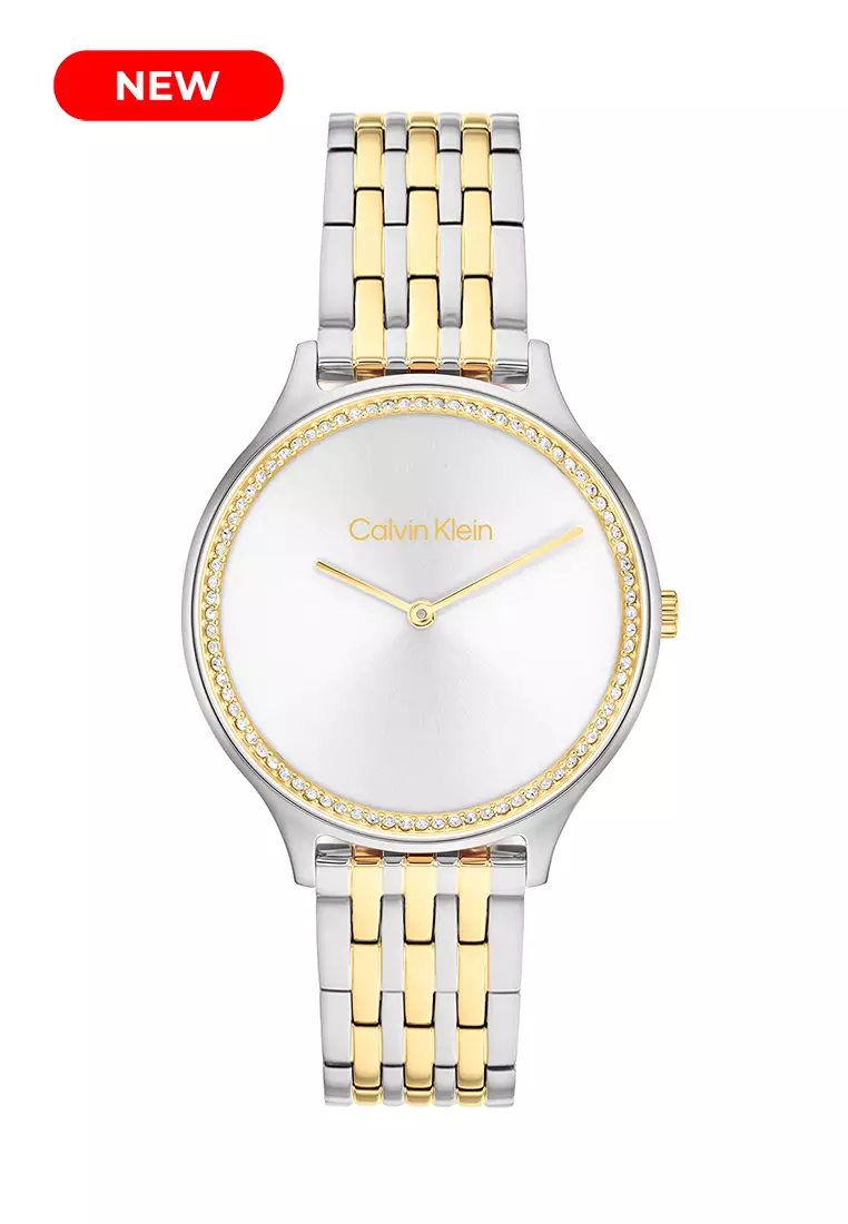 Calvin klein watches white clearance