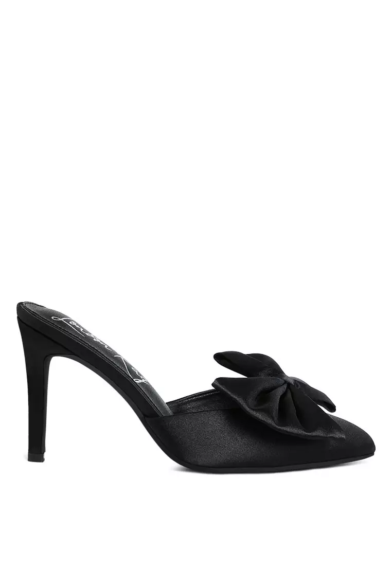 Women's Lolita Style Block Heel Pumps – Bow & Pearl Ankle Strap, Ruffles Detail, Goth Princess Shoes, 8.5cm Heel - View #9