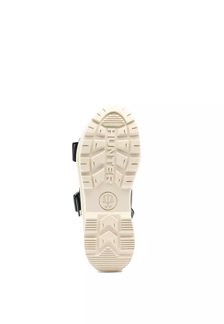 ★HUNTER★ WOMEN City Level Neo Leather Buckle Sandals Festi Buy Hunter Boots UNISEX CITY REBEL NEO LEATHER BUCKLE