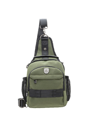LancasterPolo green Lancaster Polo Unisex Sling Backpack Chest Shoulder Crossbody Bag Waterproof Hiking Daypack 1B2CEAC96A86B6GS_1