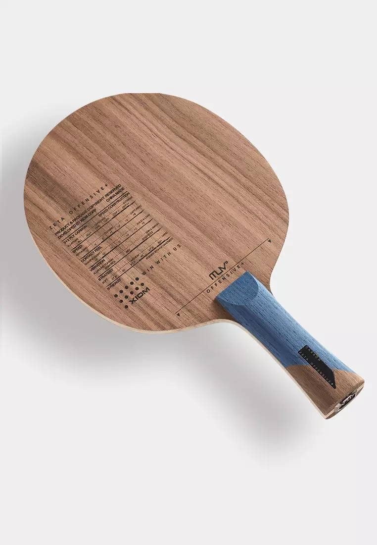 Zeta Offensive + Carbon Flared Table Tennis Racket