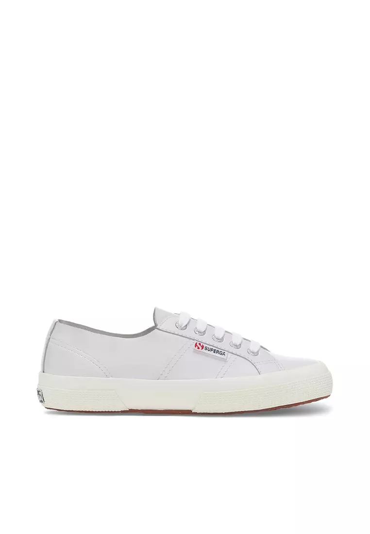 Discount on Superga  shoes - SKU: 2750 Unlined Nappa Optical White-Silver-F Avorio