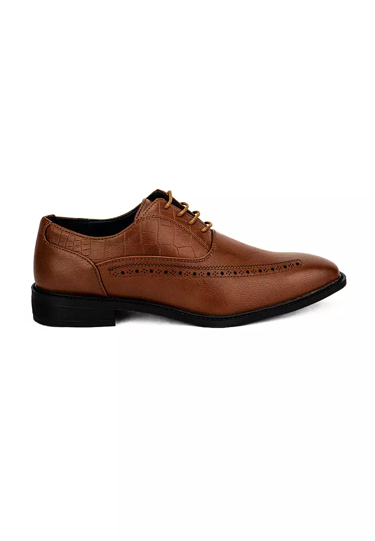 Discount on Mario D' boro Runway  shoes - SKU: Men's Formal With Lace Shoes Mw 24524 Brown C43