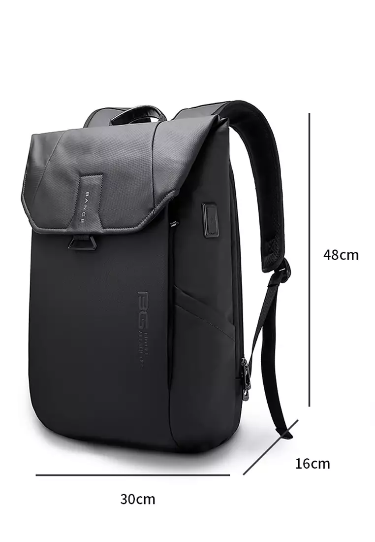 Bange BG-2575 Backpack with USB 48x16x30 – Black