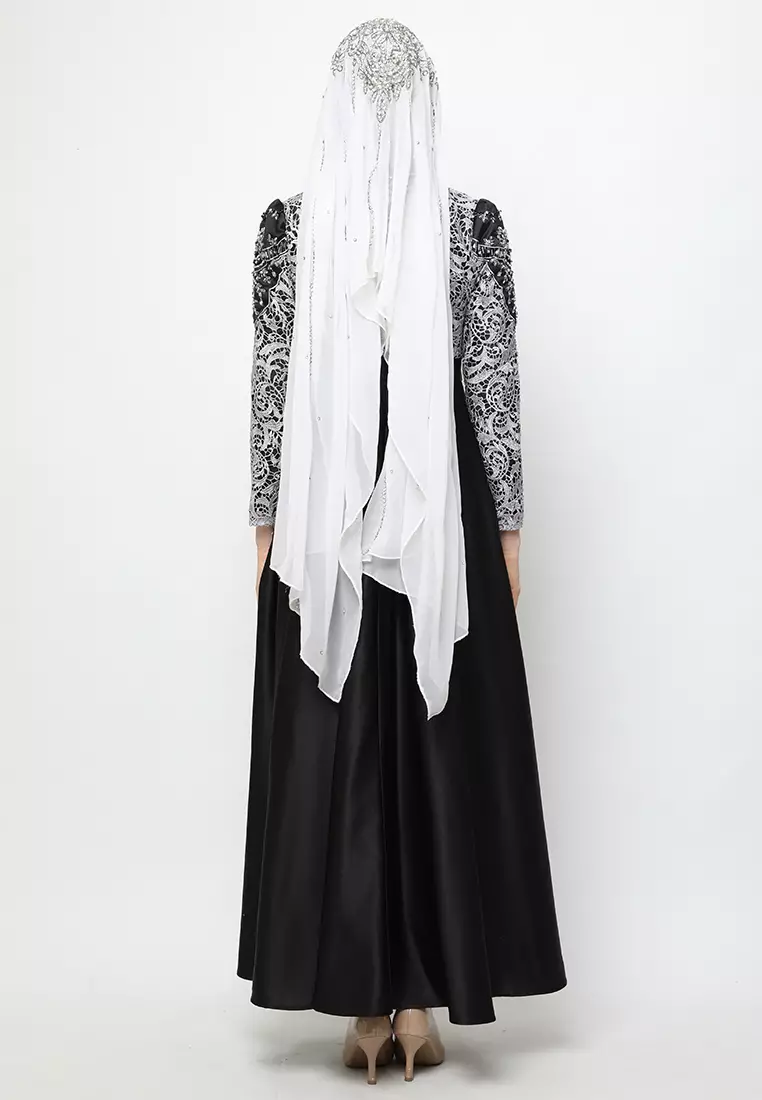 Bibiq Gamis Brokat Satin