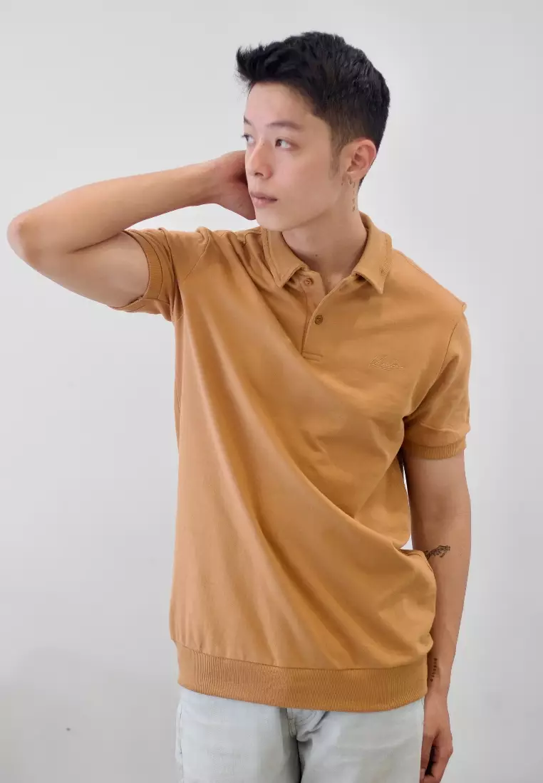 Kale HUGO Dusty Brown / Polo Shirt Lengan Pendek Pria