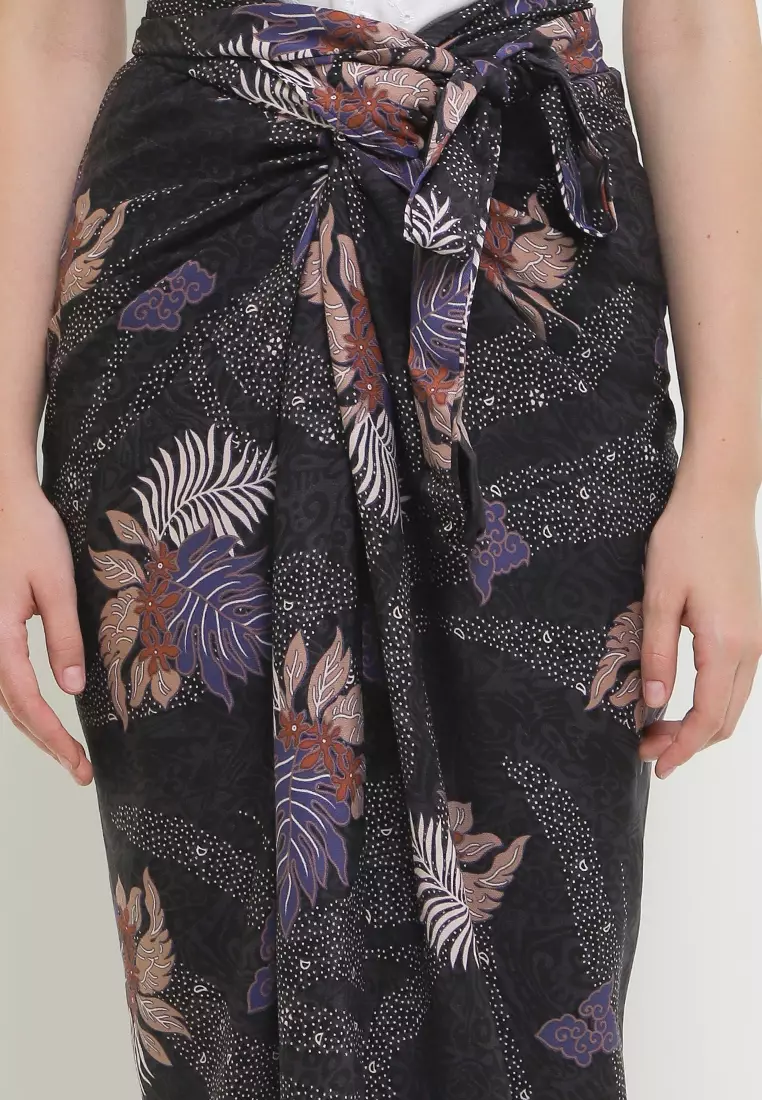 Rok Lilit Batik Instan Wanita Kumara Black