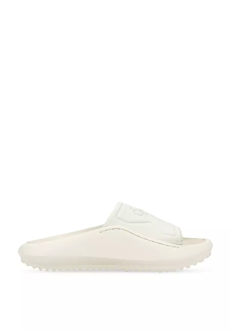 Calvin klein deals slides white