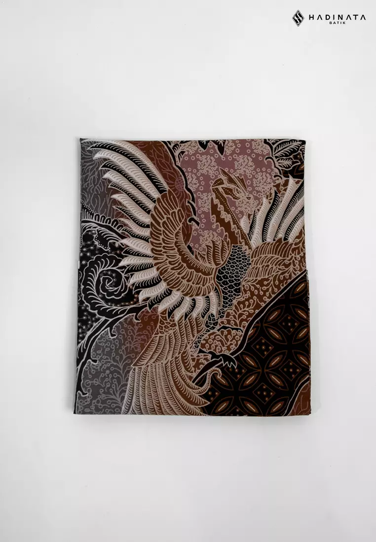 Hadinata Batik Premium Kain Katun Superfine Bhumi Paksi Brown