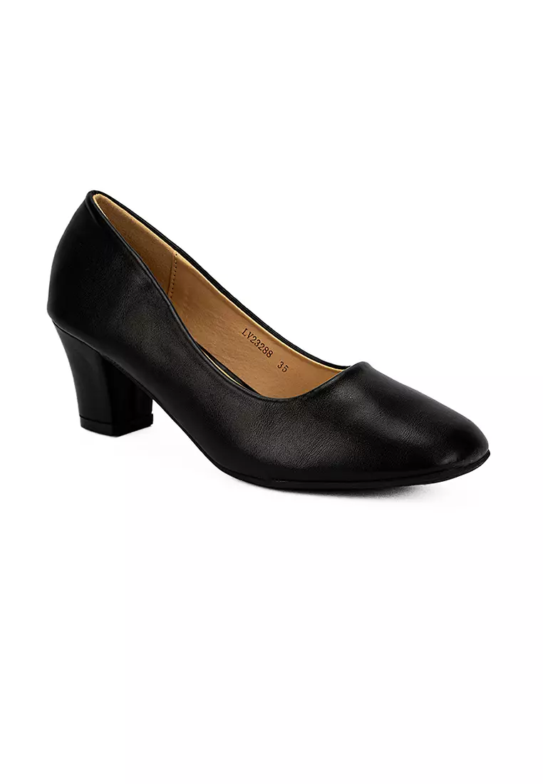 Women's College Pumps Shoes LW 23288 Black C22 C52 C68