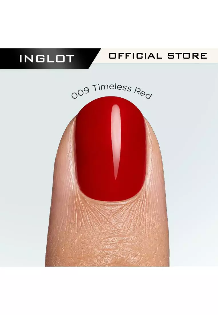 INGLOT NATURAL ORIGIN NAIL POLISH TIMELESS RED 009