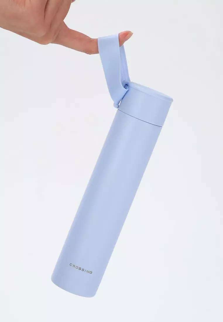 Crossing Compact Slim Insulated S/S Bottle 250ml - Sky Blue