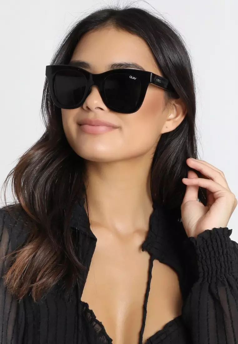 After Hours Sunglasses - Shiny Black/Smoke Polarized
