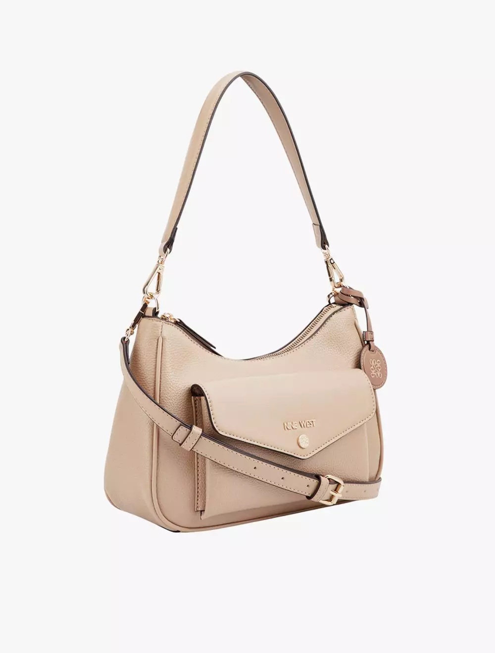 Nine West Caireann Shoulder Bag Womens Shoulder Bags - Khaki