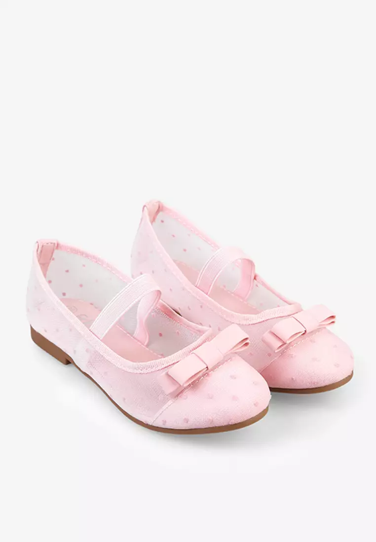Flat Shoes Transparan Sepatu Flat Anak Perempuan K.Fanie Pink