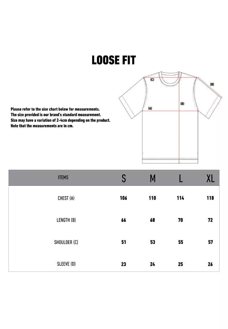 MOSSIMO Oversize Loose Fit T-shirt 23815-5312