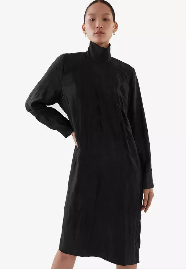 Buy COS Turtleneck Midi Dress Online | ZALORA Malaysia