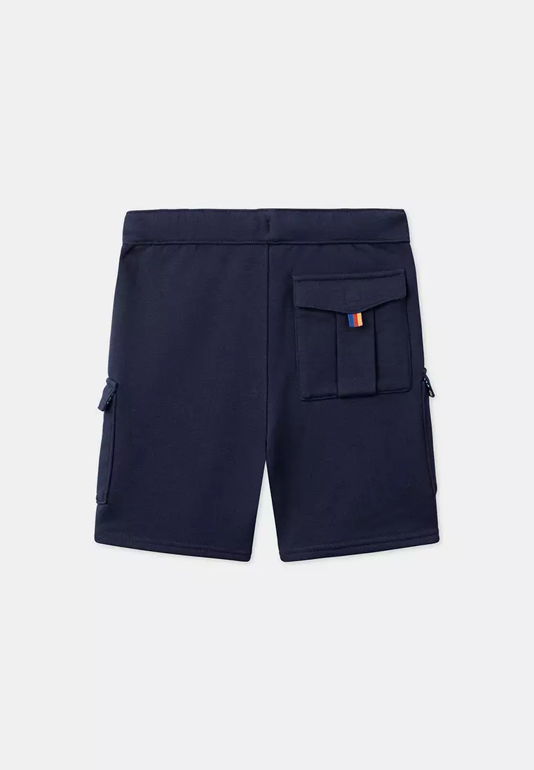 Short de bain 6/7 ans Sergent Major garçon bleu marine et rouge - Vêtements