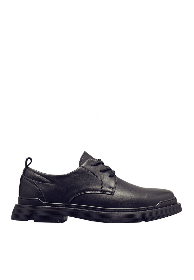 VANSA Fashionable Cow Leather Lace-up Loafer VSM-C-6210