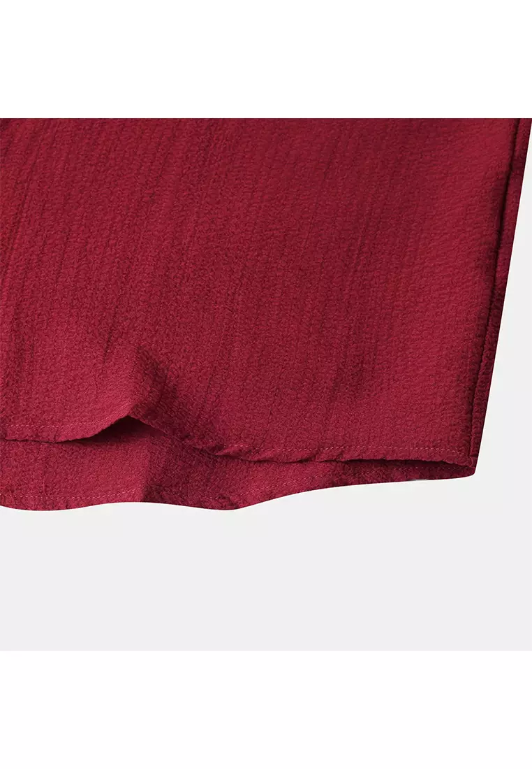 Solid Color Short-Sleeved Shirt YL-A89