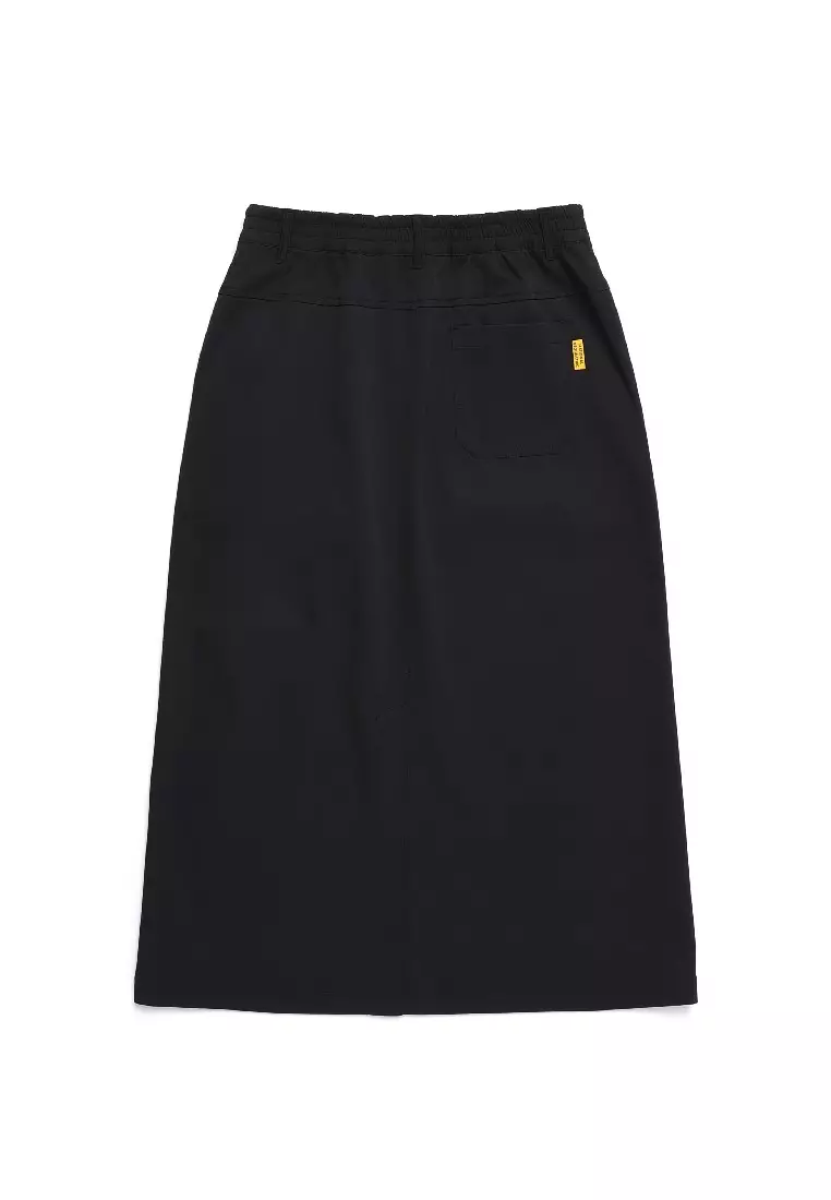Women's Elastic Waist Maxi Skirt