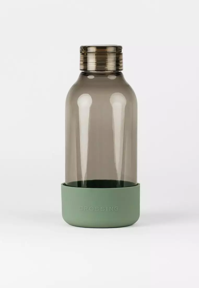 Crossing Silicone Water Bottle Boot - Fits Diameter 9-9.5cm (1100ml) Blistered Pack - Sage Green
