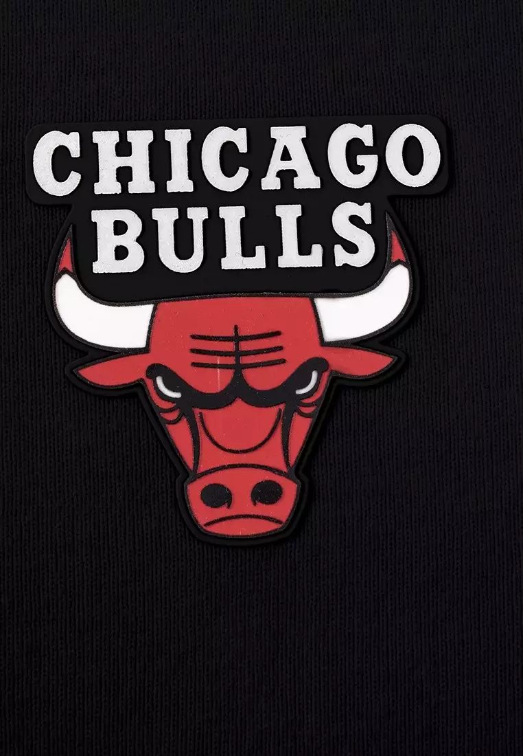 Chicago Bulls Loose Fit T-Shirt for Men Status Collection [C]