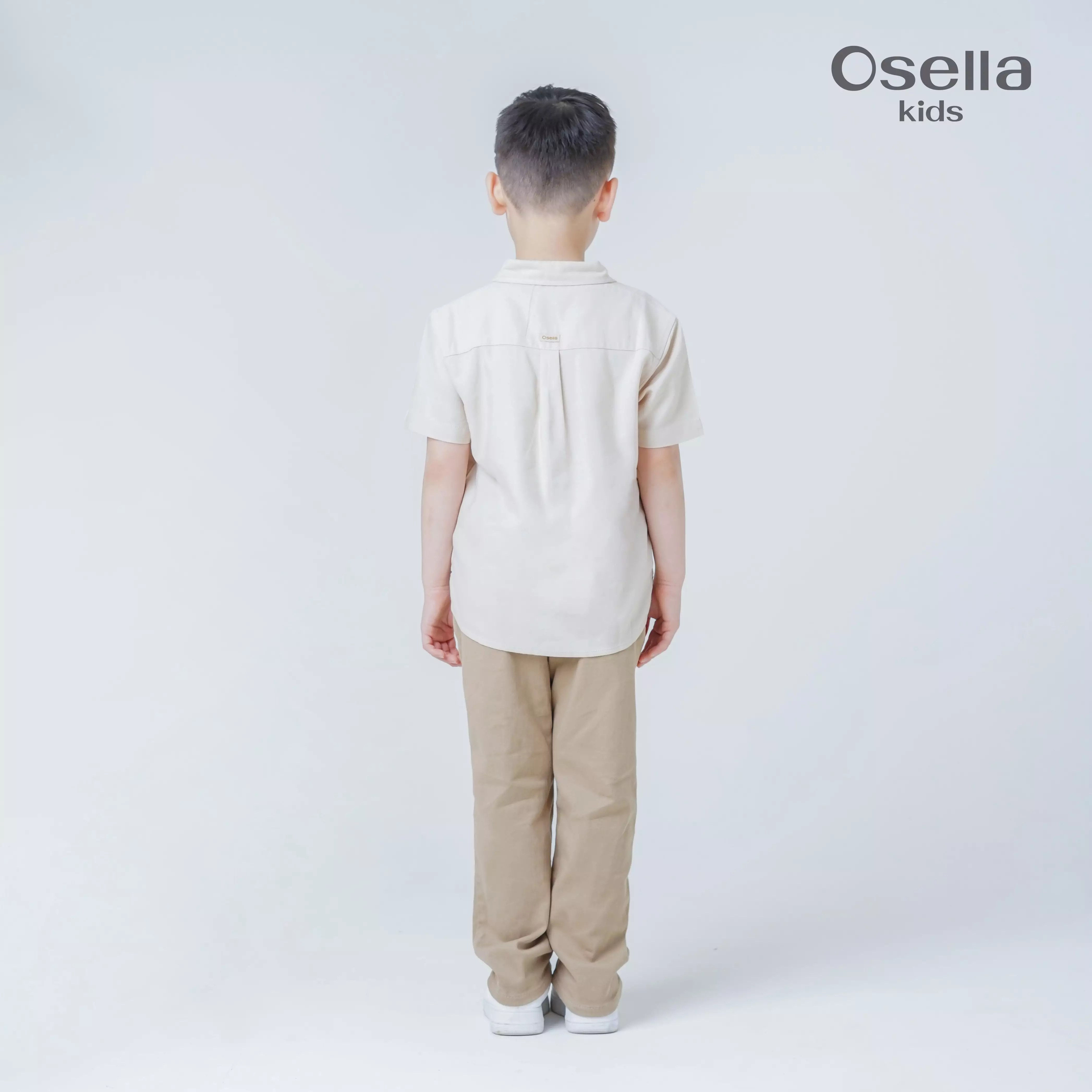 Osella Kids Kaif Short Sleeves Shirt 2232660289 | Atasan Kemeja Lengan Pendek Anak Laki Laki