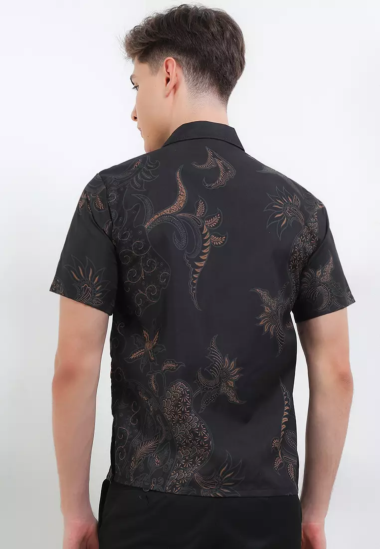 Umbara Kemeja Batik Exclusive Premium Pria Casual Modern Lengan Pendek