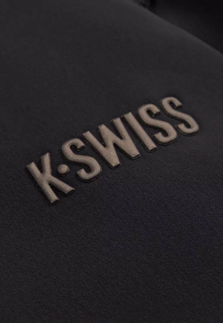 男裝 K-SWISS LOGO 內層磨絨直腳休閒褲