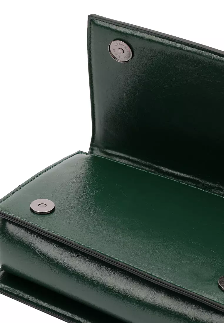 Women's Chain Shoulder Bag / Sling Bag / Crossbody Bag - Green