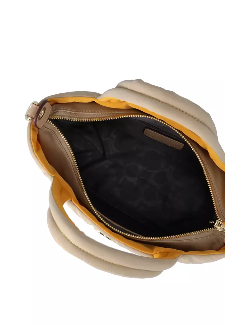 V-Earth Nylon Tote S - Medium Beige