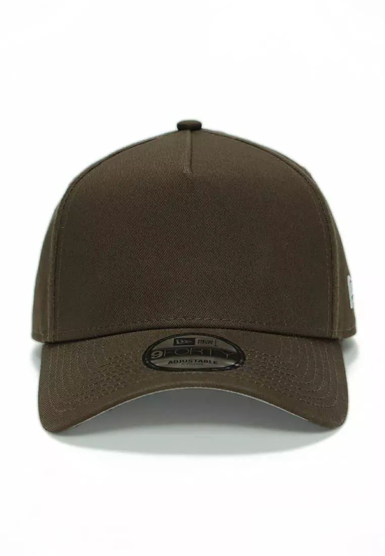 Buy New Era New Era Essential Plains Walnut 9FORTY A-Frame Snapback Cap ...