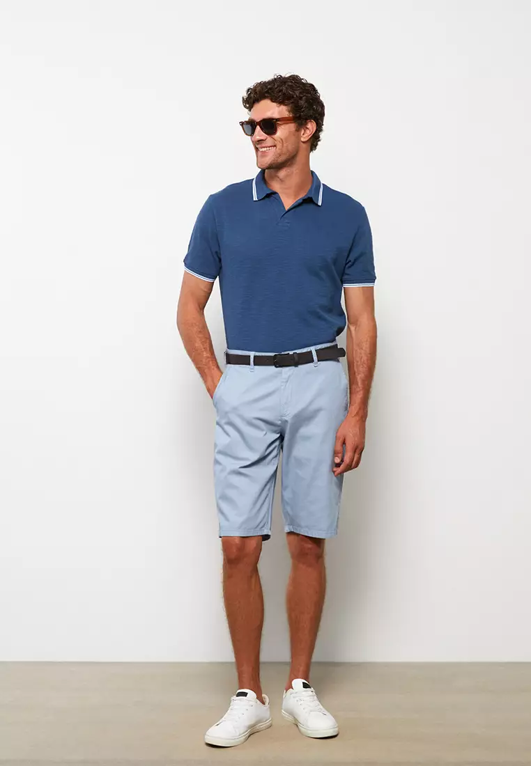 All white cheap polo shorts