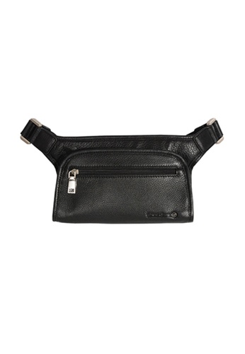 EXTREME black Extreme Leather Waist Bag 8370DAC768461EGS_1