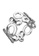 925 Signature silver 925 SIGNATURE Solid 925 Sterling Silver Intertwining Bubbles Ring CFD78ACABCA948GS_1