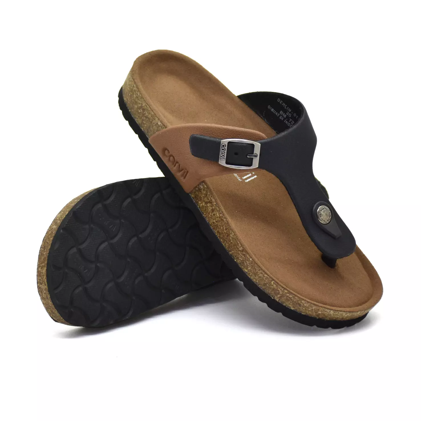 Carvil Sandal Anak Berlin-01 TP Black/Stone