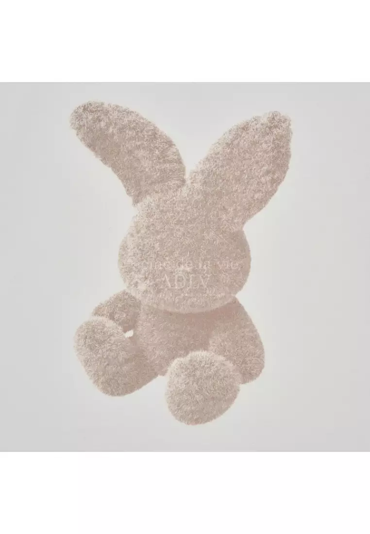 ADLV Cream Fuzzy Rabbit T-Shirt