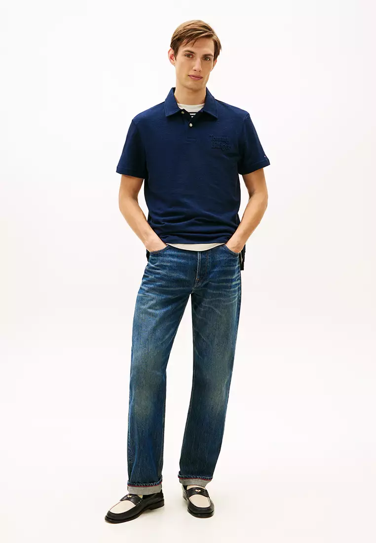 反向毛圈刺繡POLO恤 - TH Mainline