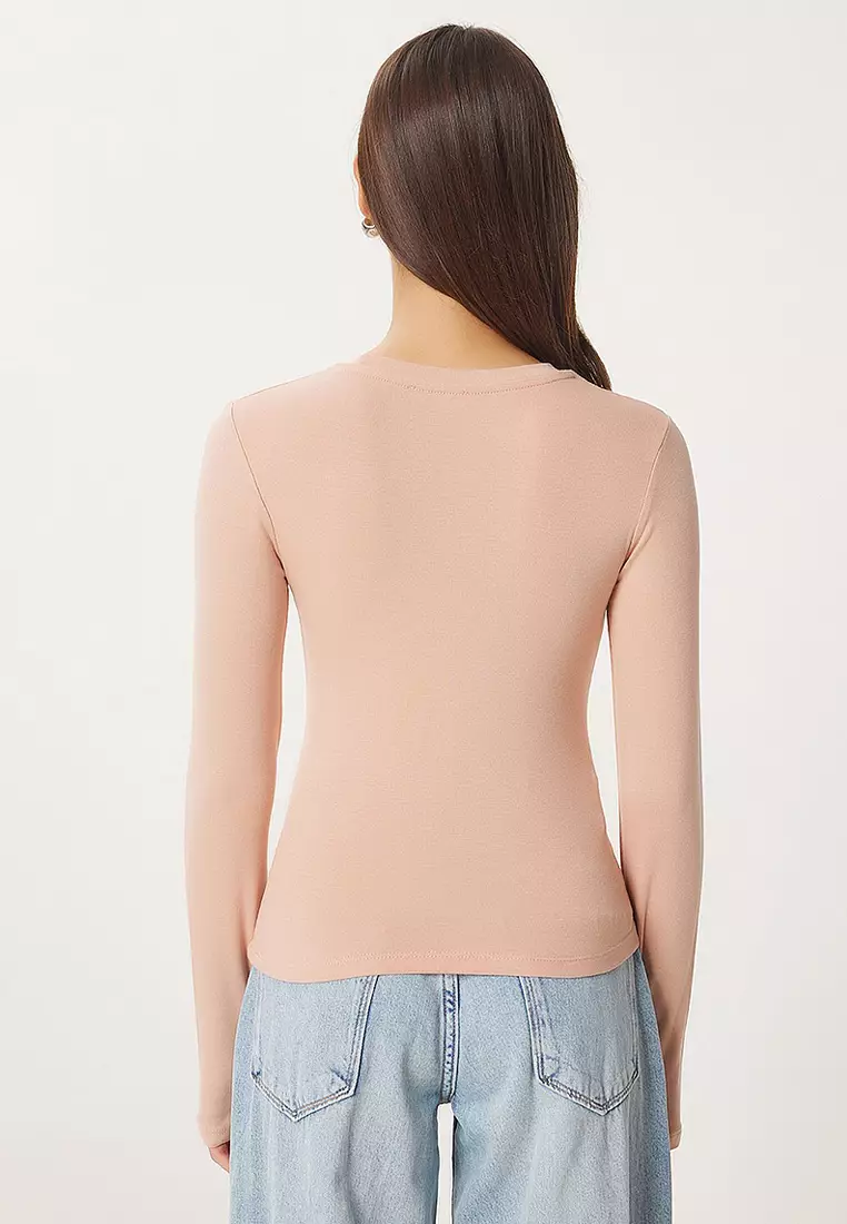 Crew Neck Long Sleeves Top 2-Pack