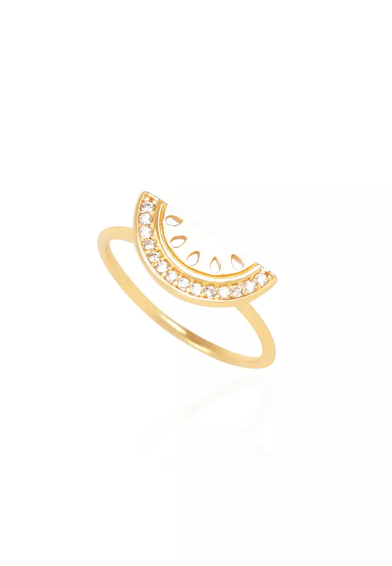 Buy Foundry Foundry Vermeil Watermelon Ring 2024 Online ZALORA