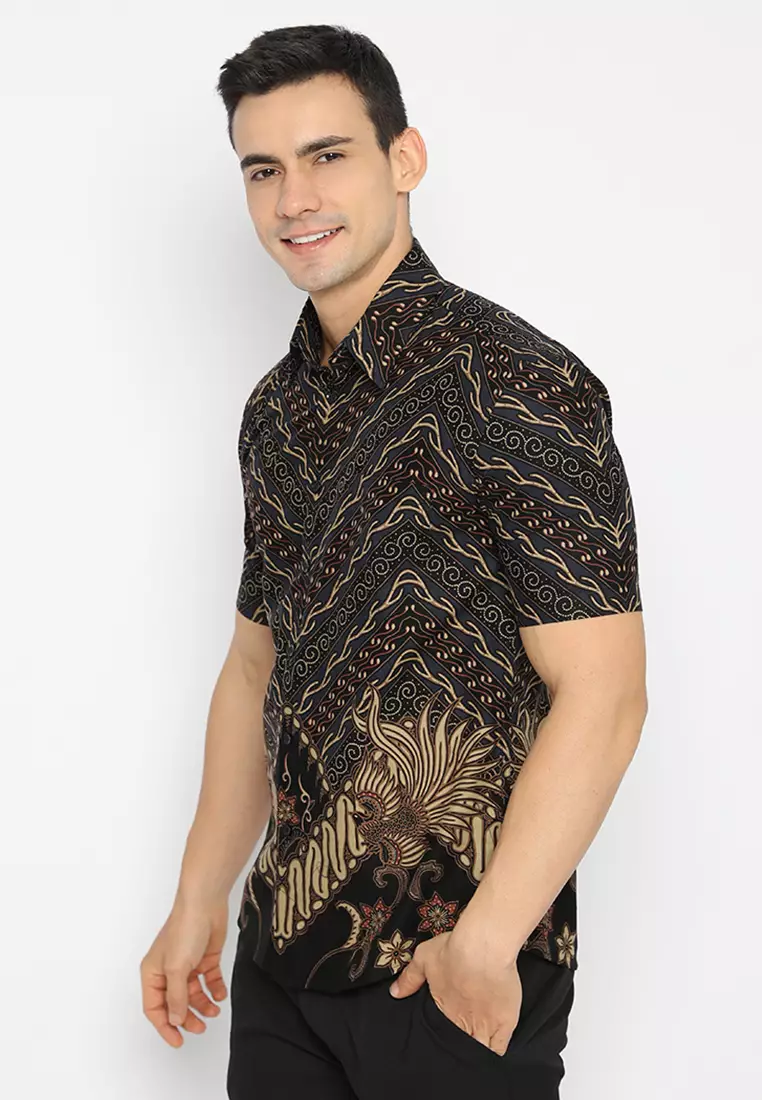 Kemeja Batik Slimfit Wardhana Lengan Pendek