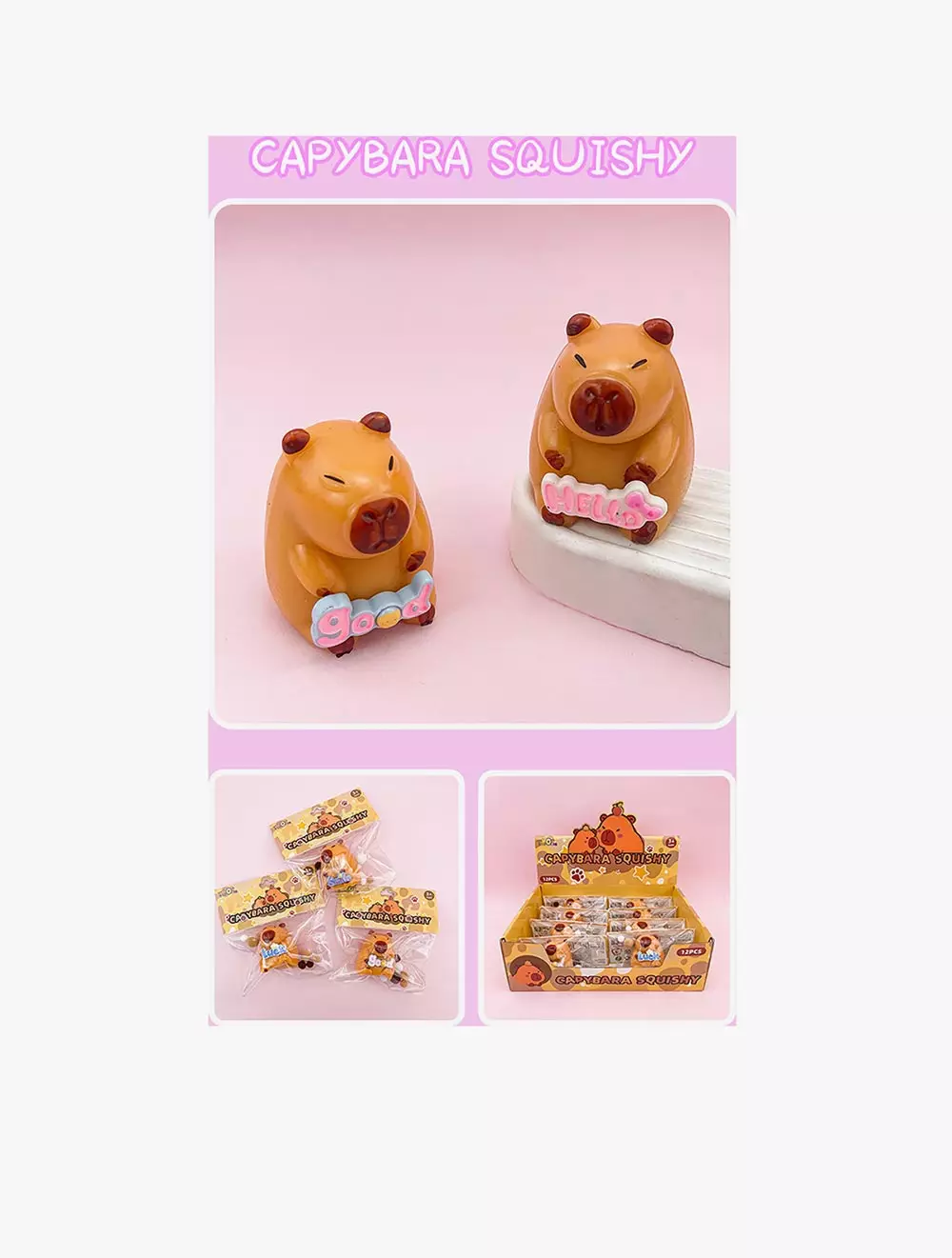 ORB TOYS Squishy Animal Pipi Capybara - OR1JY2022393000000